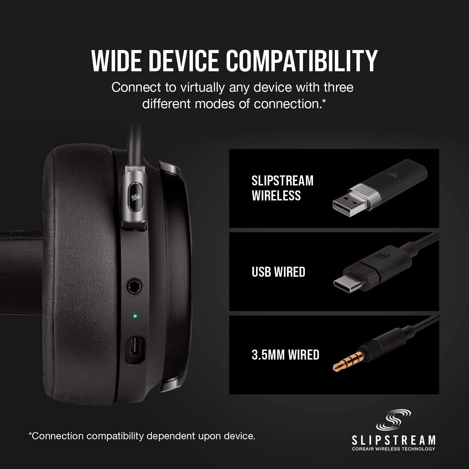 Audífono Corsair (CA-9011185-NA) VIRTUOSO RGB WIRELESS