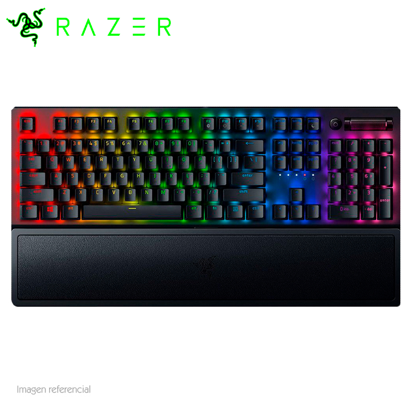 TECLADO RAZER BLACKWIDOW V3 MECHANICAL GREEN SWITCH SP CHROMA BLACK (RZ03-03541000-R311)