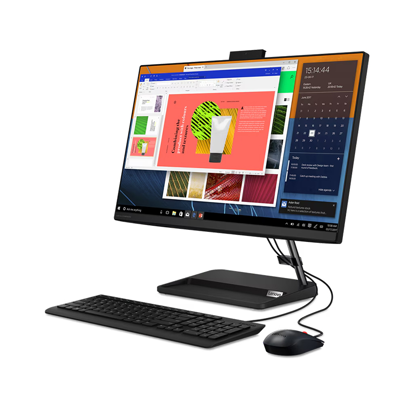 All-in-One Lenovo IdeaCentre 3 24ALC6, 23.8" FHD IPS Ryzen 5 7430U 2.3/4.3G 16GB DDR4-3200