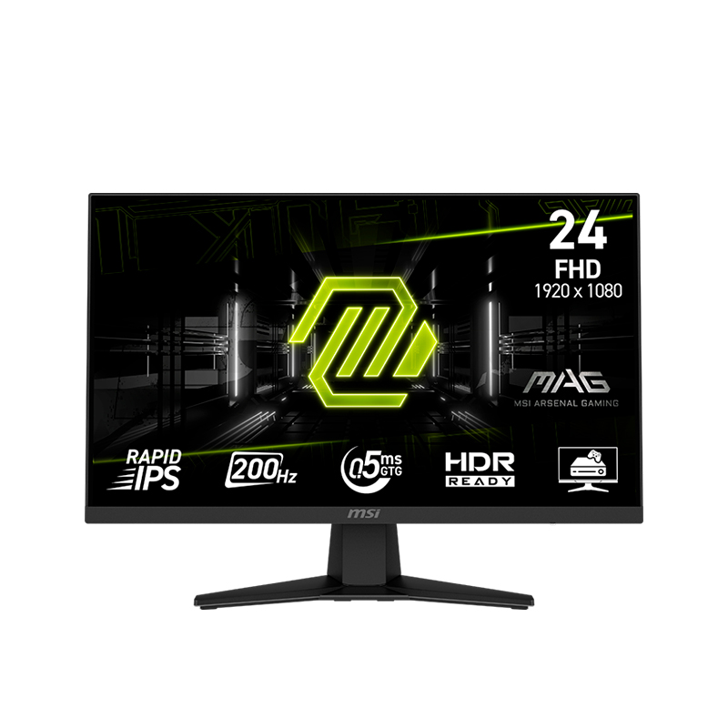 Monitor MSI MAG 244F Plano 23.8, FHD Rapid IPS (1920 x 1080), HDMI / DP / Headphone-Out