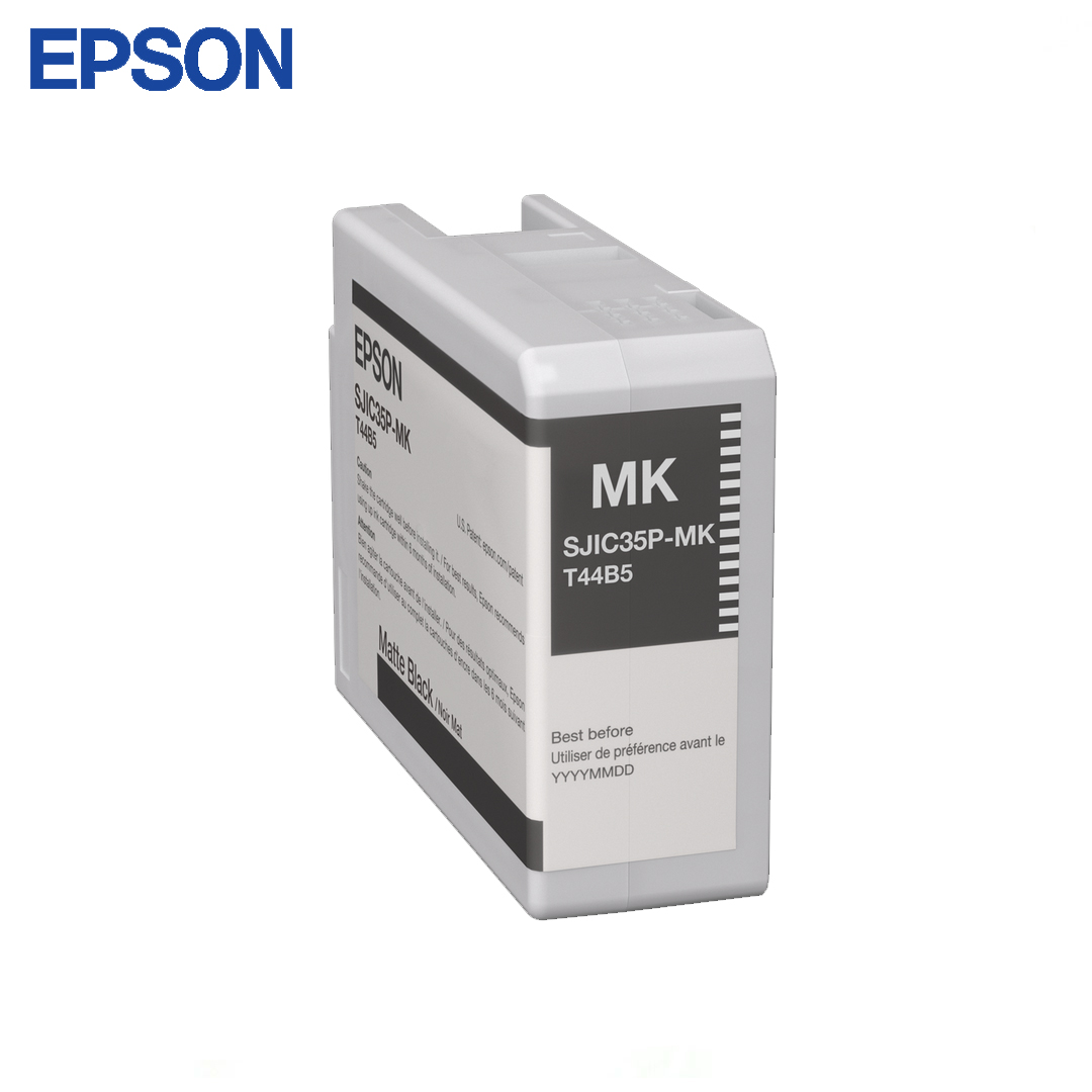 Cartucho de Tinta Negro Mate Epson SJIC35P-MK para la serie ColorWorks C6000