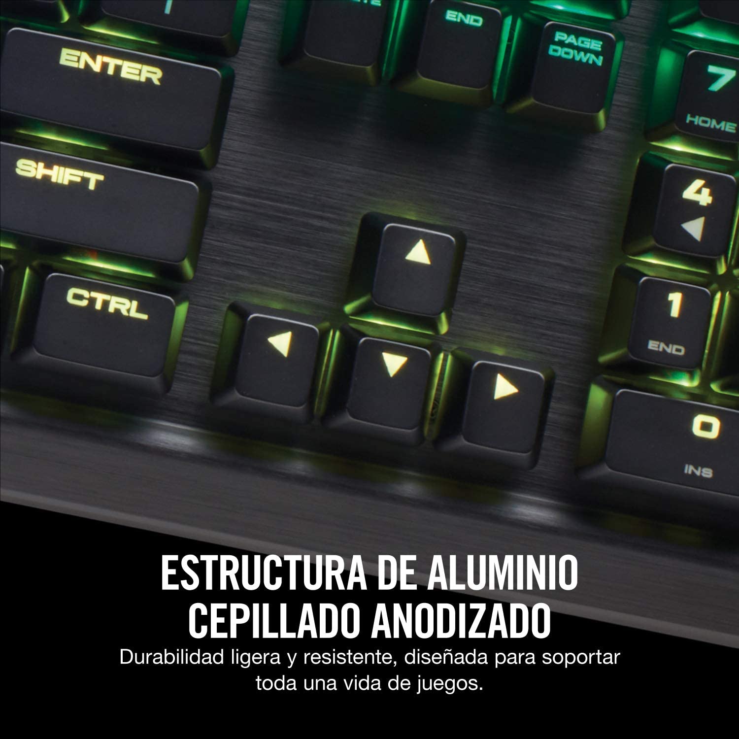 Teclado Corsair (CH-9109014-SP) K70 RGB MK.2 RAPIDFIRE CHERRY® MX Speed