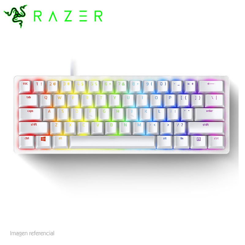 TECLADO RAZER HUNTSMAN MINI OPTO MECHANICAL CHROMA MERCURY (RZ03-03390300-R3M1)