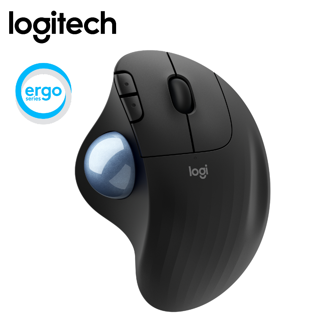MOUSE LOGITECH ERGO M575 WIRELESS / BT TRACKBALL BLACK (910-005869)