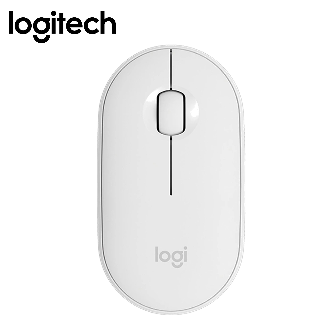 MOUSE LOGITECH PEBBLE M350 SILENT WIRELESS/BLUETOOTH WHITE (910-005770)
