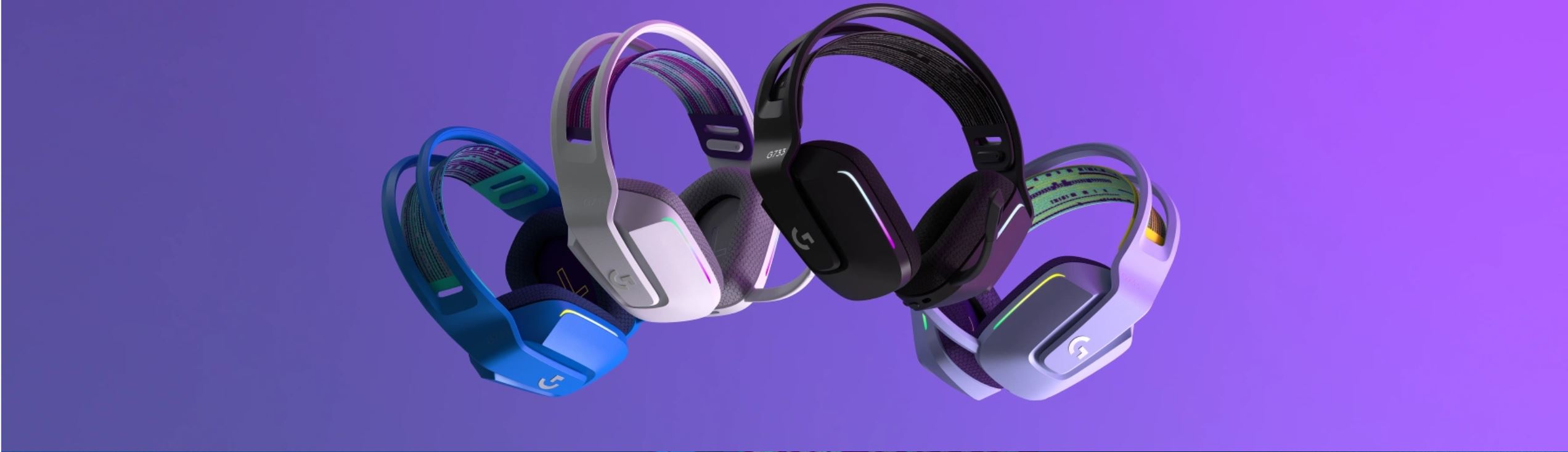 Audífono Logitech G733 Wireless LIGHTSPEED LILA (981-000889)