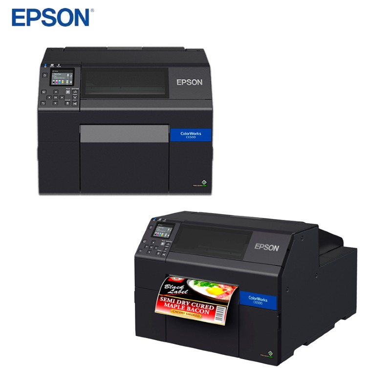 Impresora de Inyección de tinta a color ColorWorks CW-C6500A con Cortador Automático.