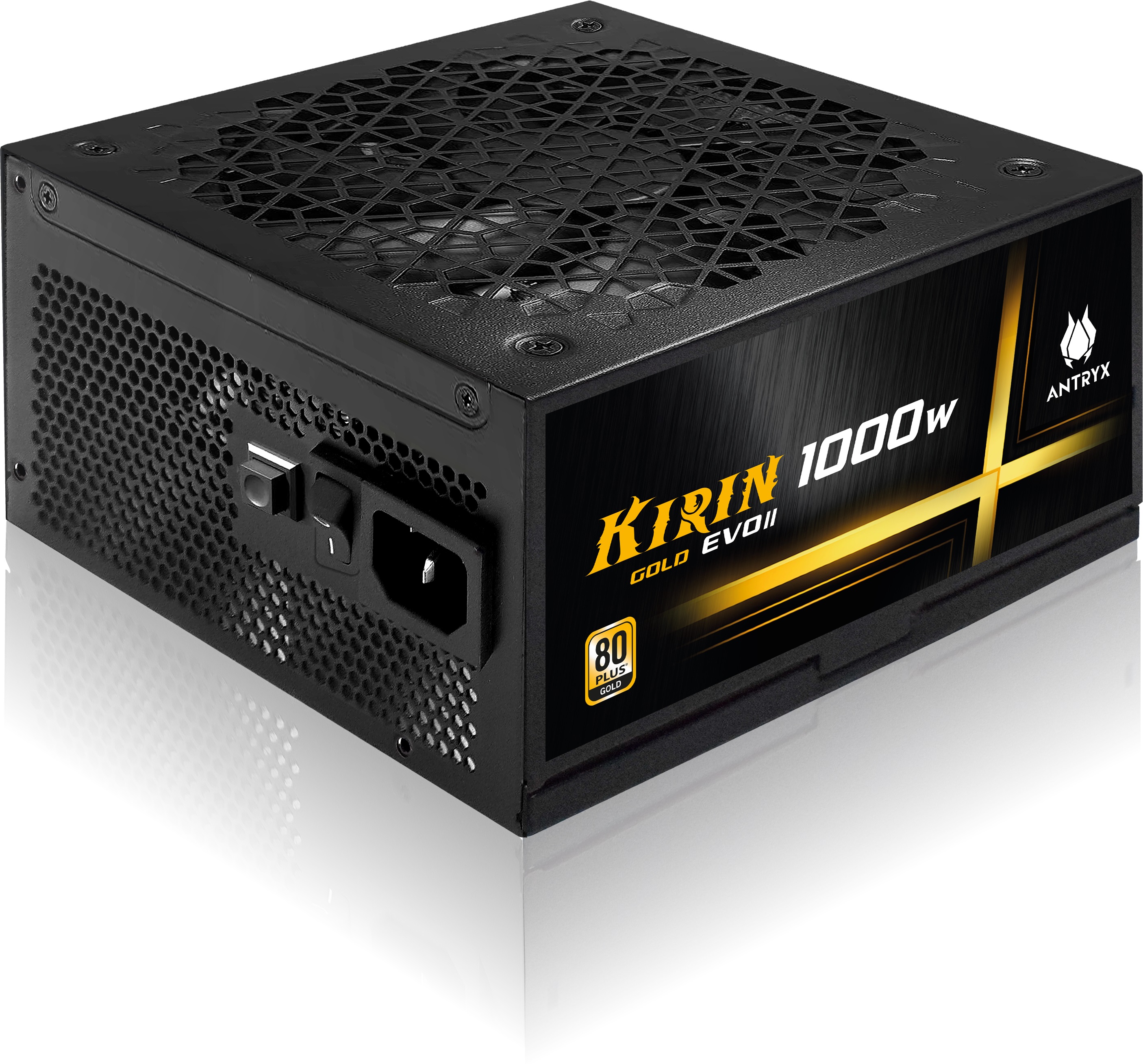 FUENTE ANTRYX 1000W KIRIN GOLD EVO II, 80 PLUS GOLD, MODULAR, ATX3.0, PCIE 5.0 (CSZ1000V5)