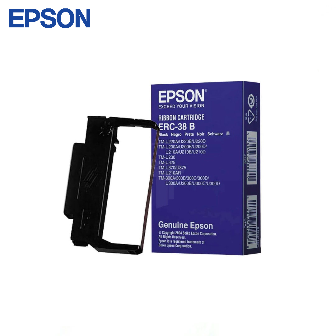 Epson Ribbon Cartridge Cinta de Impresión para TM-U220A, Color Negro