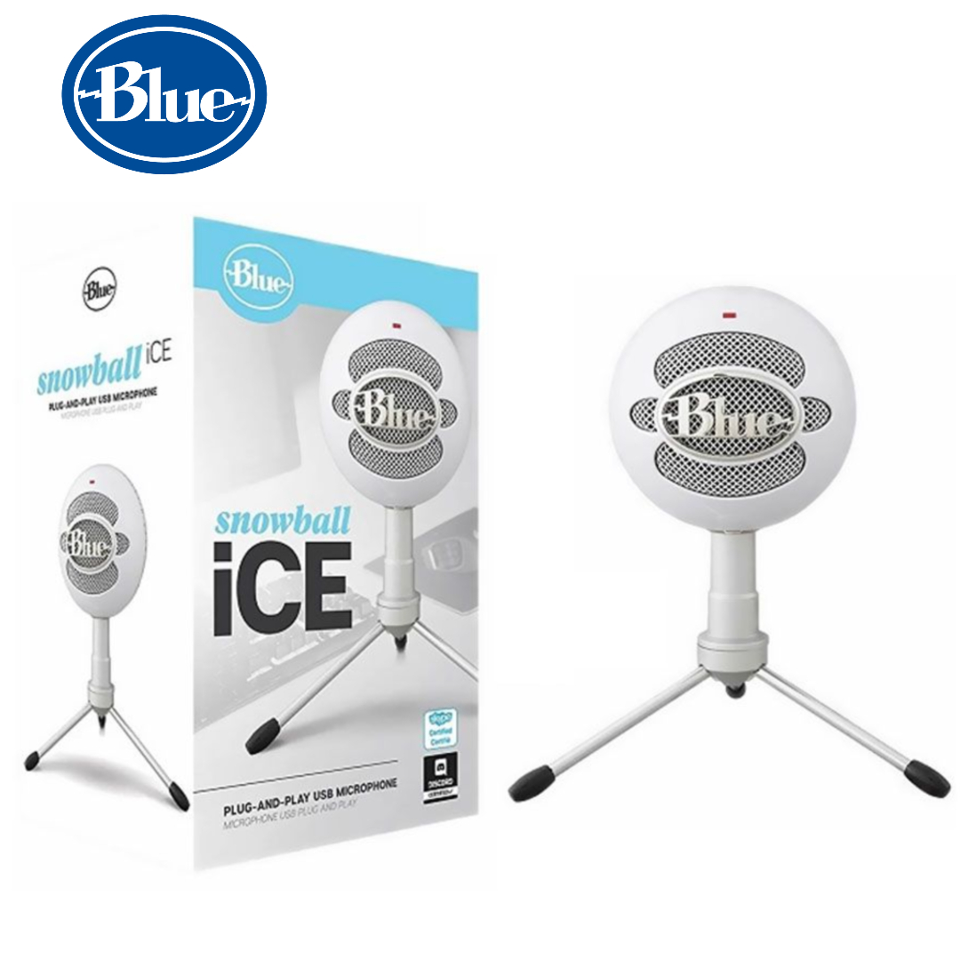 MICROFONO BLUE SNOWBALL ICE USB CARDIOID WHITE (988-000070)