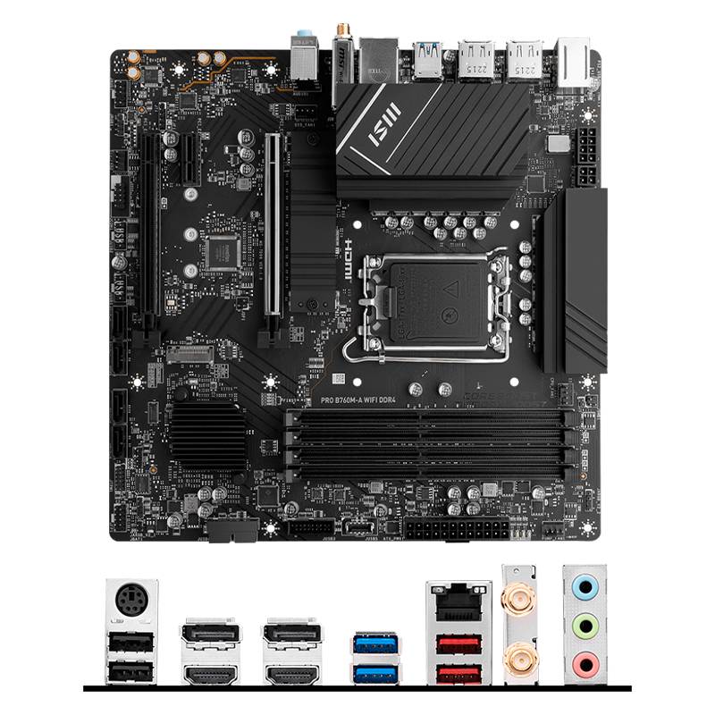 Motherboard MSI PRO B760M-A WIFI DDR4 LGA 1700