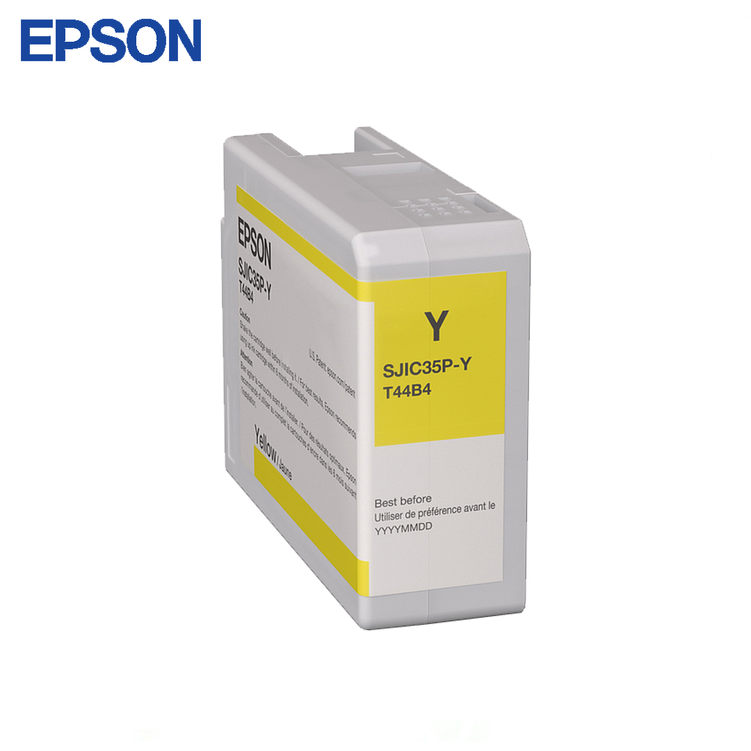 Cartucho de Tinta Amarilla Epson SJIC35P-Y para la serie ColorWorks C6000