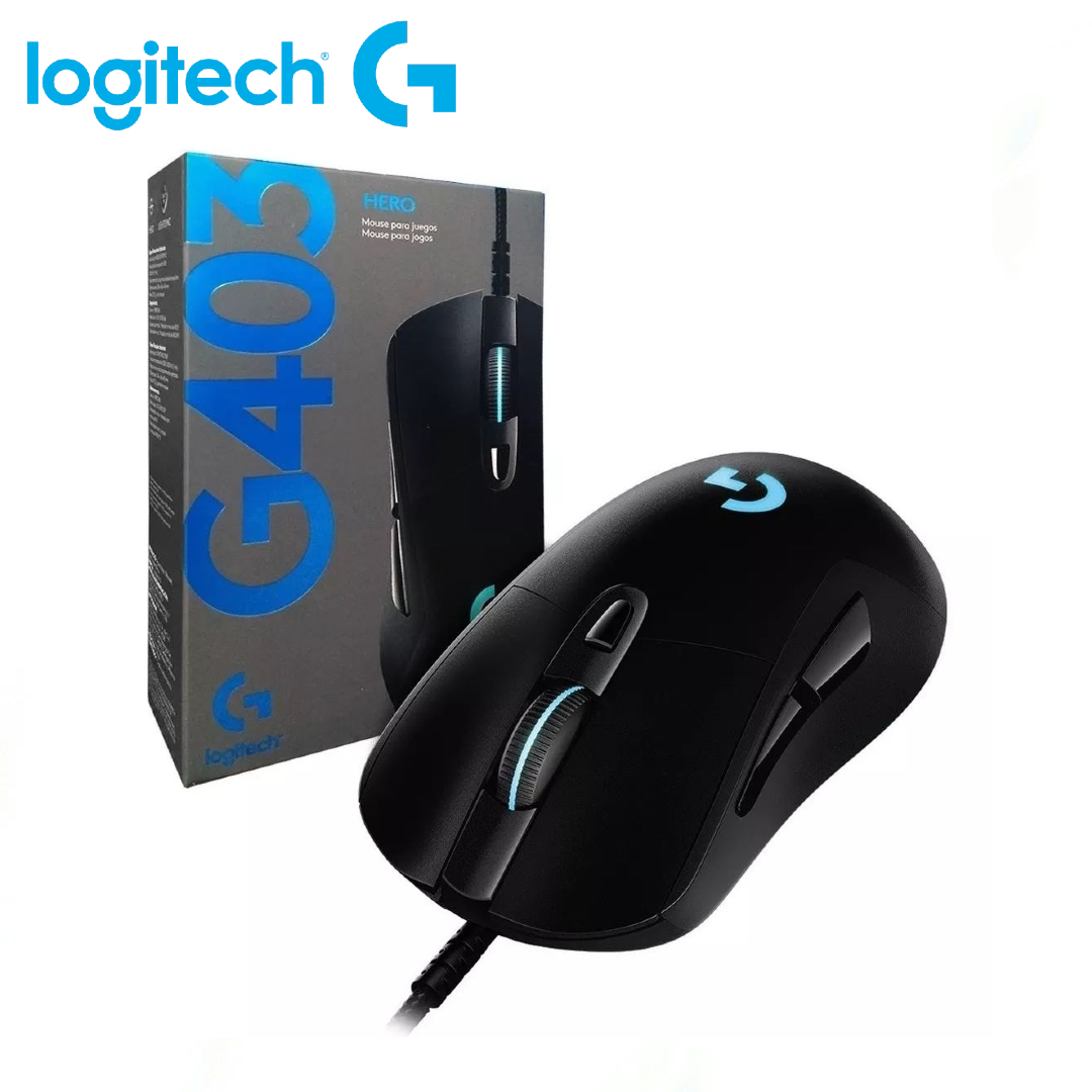 Mouse Gamer Logitech G403 HERO BLACK (910-005630)