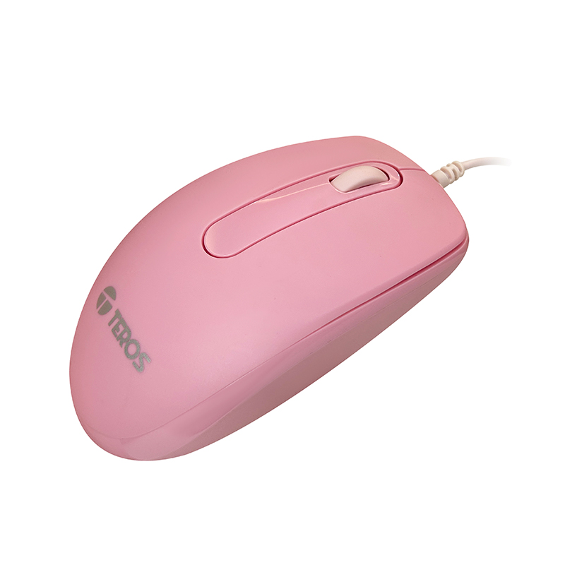 Mouse óptico Teros TE-1221S, 1000dpi, , USB, 3 botones,