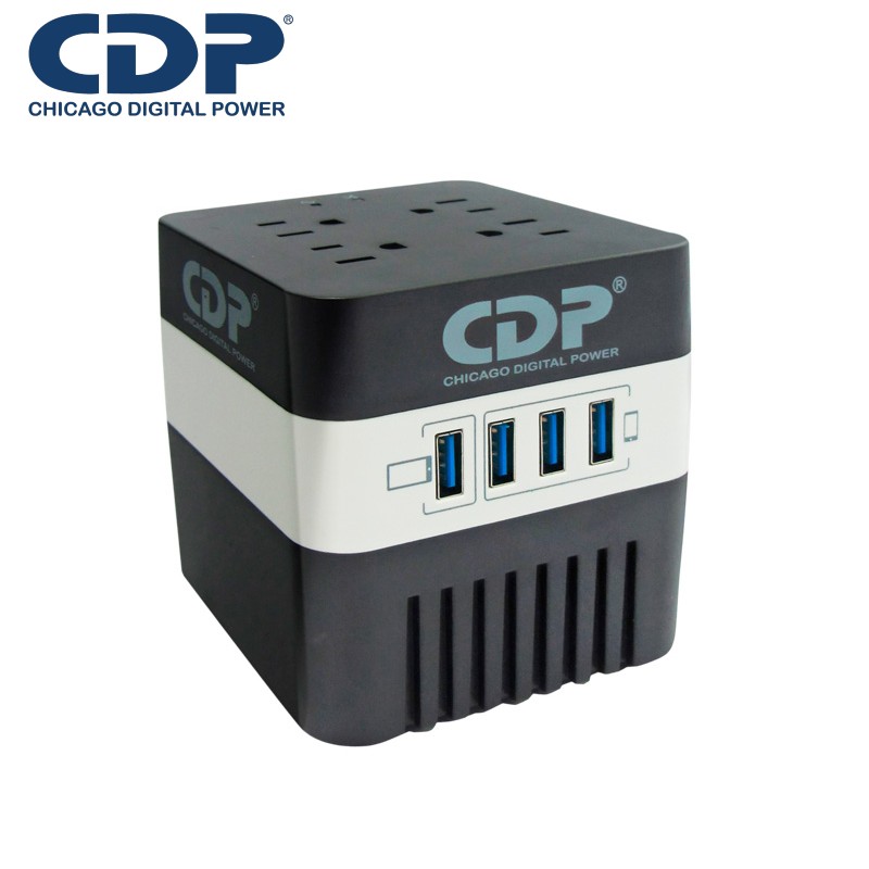 Regulador de voltaje CDP RU-AVR604I, 600VA/300W, 170-270 VAC.