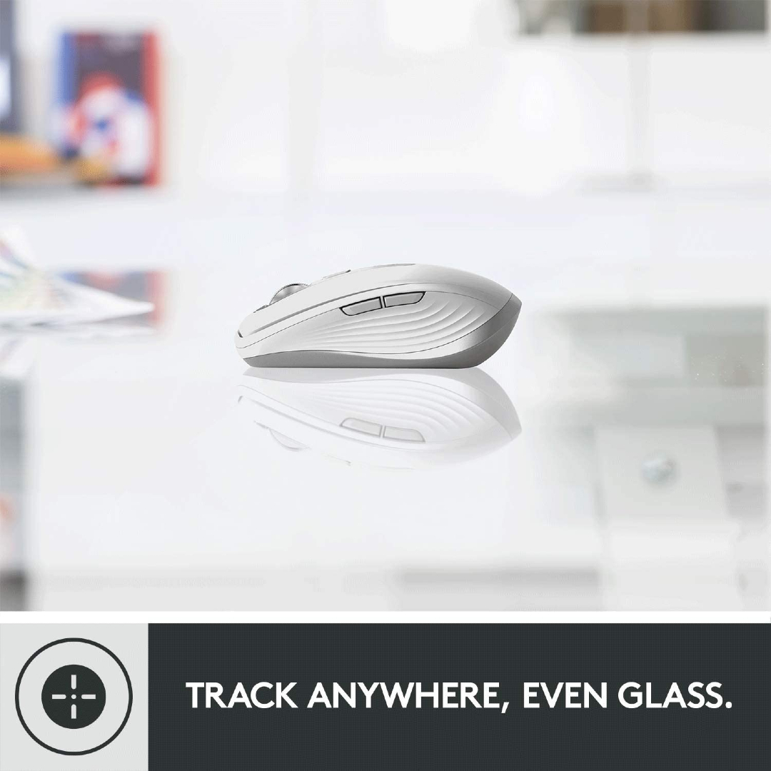 MOUSE LOGITECH MX ANYWHERE 3 BLUETOOTH PALE GREY (910-005985)