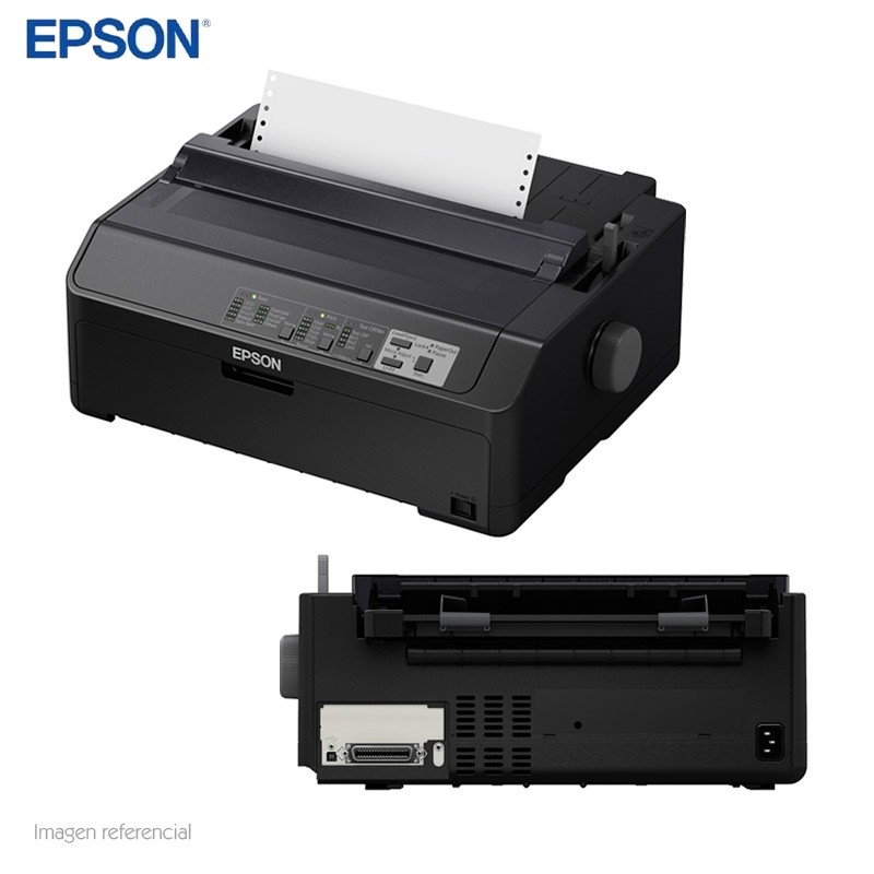 Impresora matricial Epson LQ-590II, matriz de 24 pines, Paralelo / USB 2.0, 100V - 240VAC.