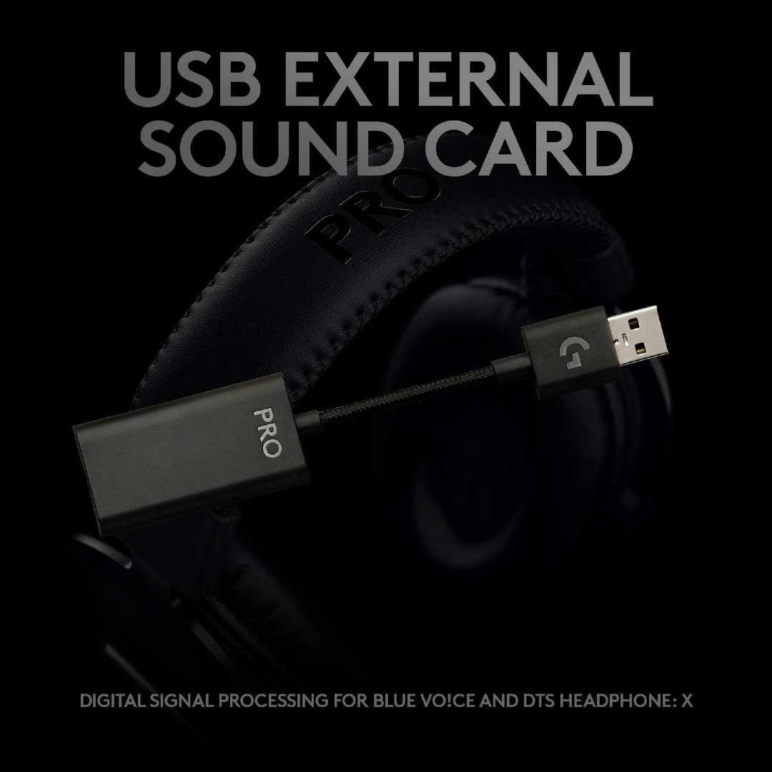 Audífono Logitech G PRO X BLACK (981-000817)