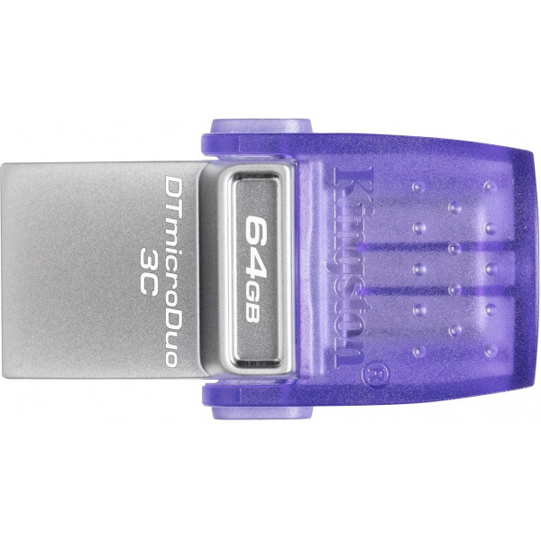 Memoria Flash USB Kingston DataTraveler microDuo 3C, 64GB, USB 3.2 Gen 1.