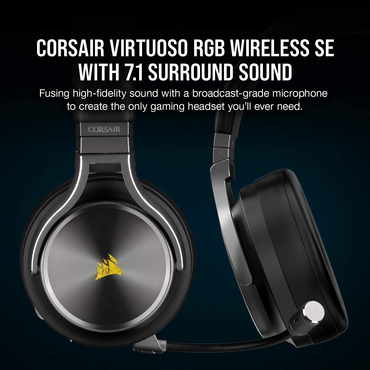Audífono Corsair (CA-9011180-NA) Virtuoso RGB WIRELESS SE