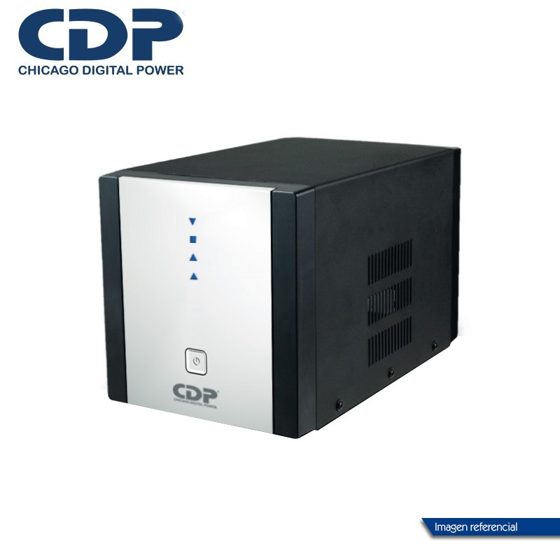 Regulador de voltaje CDP R-AVR 3008i, 3000VA, 2400W, 220V, 8 tomacorrientes.