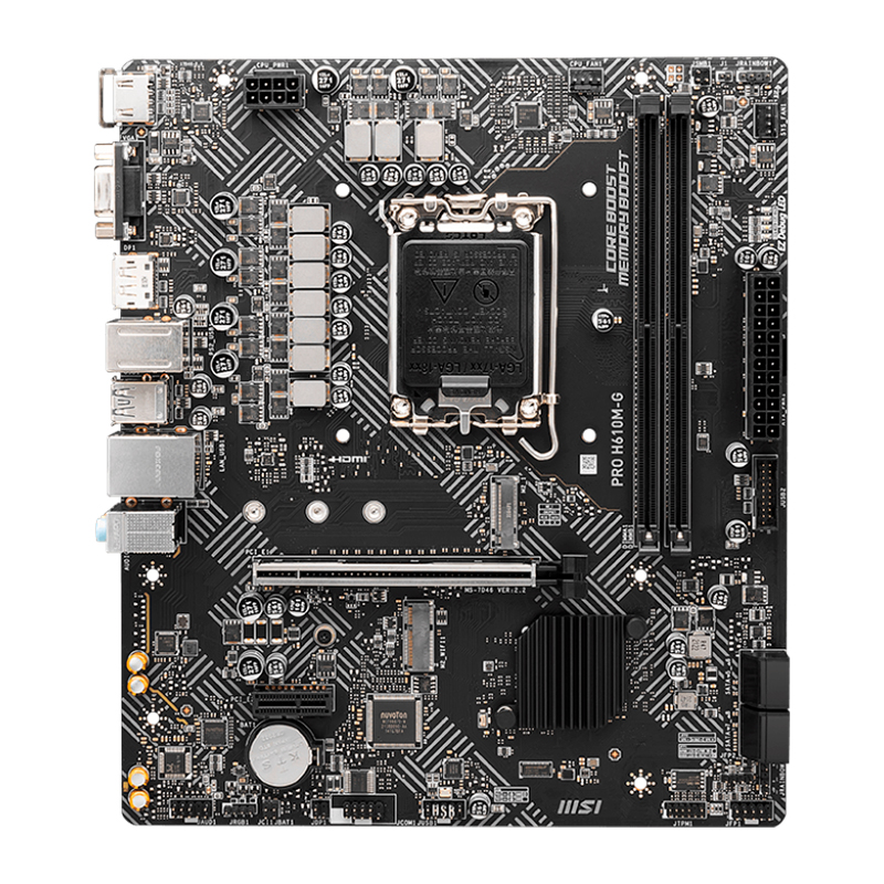 Motherboard MSI PRO H610M-G,Chipset Intel H610, LGA1700, mATX