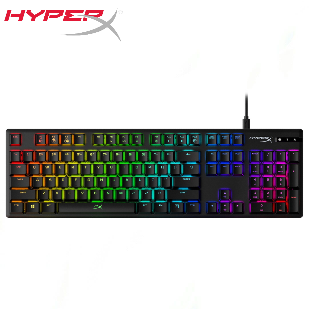 Teclado Mecánico HyperX Alloy Origins (Switch Red)
