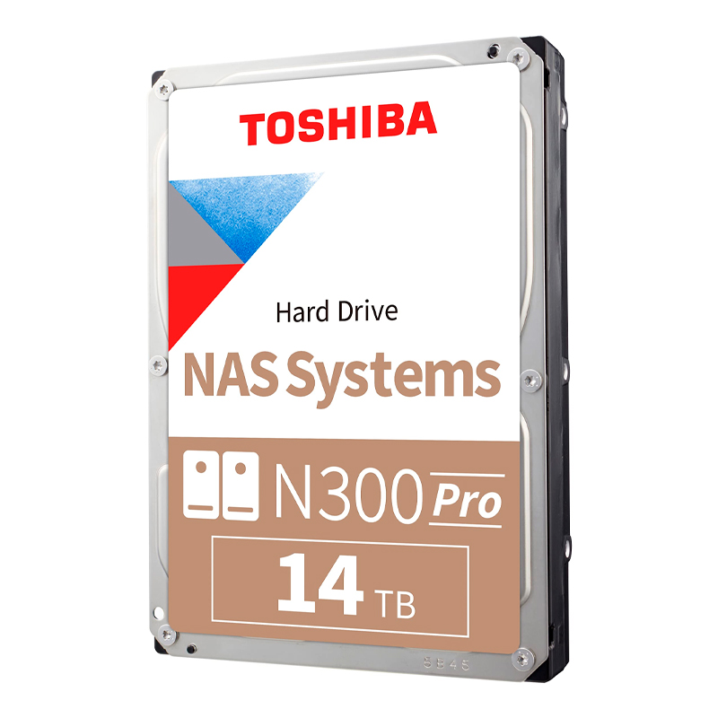 Disco duro Toshiba N300 Pro, 14TB NAS, SATA 6.0Gb/s, 7200rpm, 512MB Cache, 3.5".