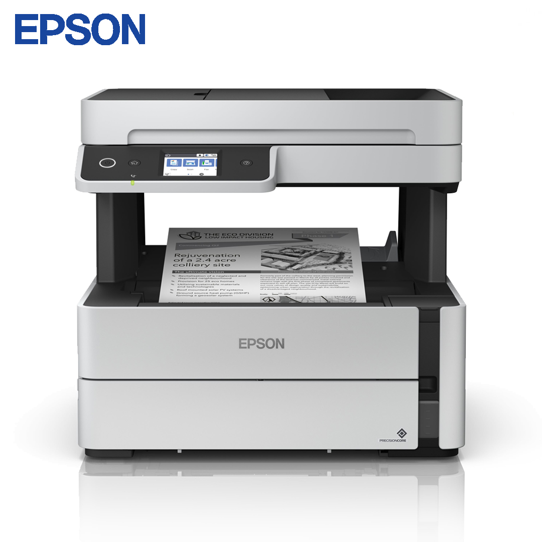Multifuncional de tinta Epson EcoTank ET-M3170, imprime/escanea/copia/fax, USB/LAN/WiFi.