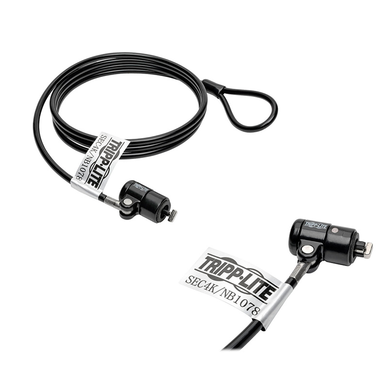 Cable de Seguridad con llave para Laptop Tripp-Lite SEC4K, 1.22 m, negro.