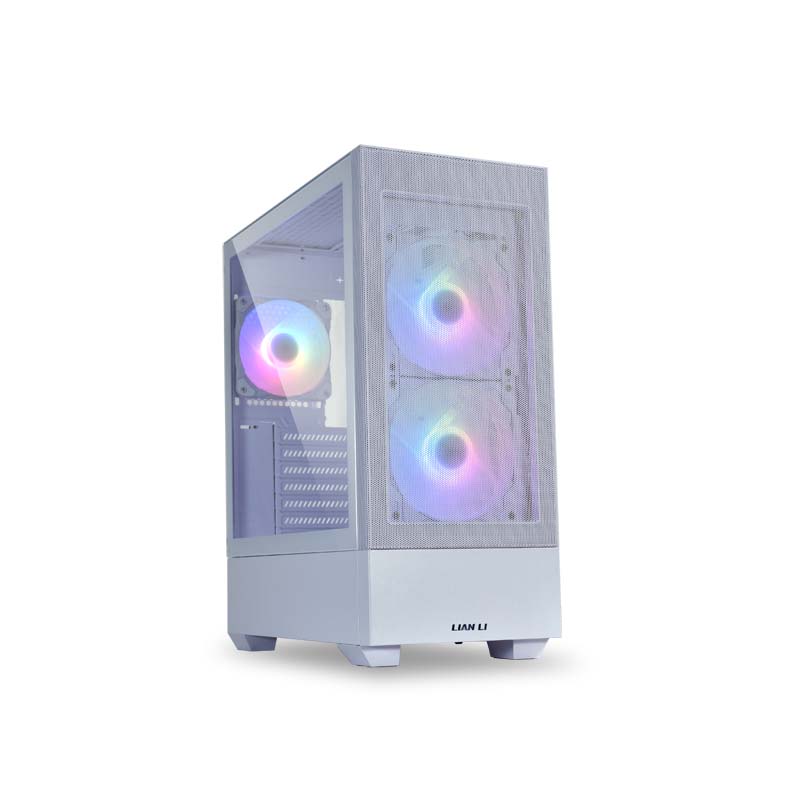 CASE LIAN LI LANCOOL 205M MESH SNOW, ARGB, VIDRIO TEMPLADO