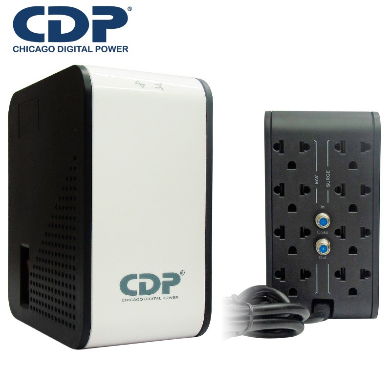 Regulador de voltaje CDP R2C-AVR1008I, 1000VA/500W, 170-270 VAC.