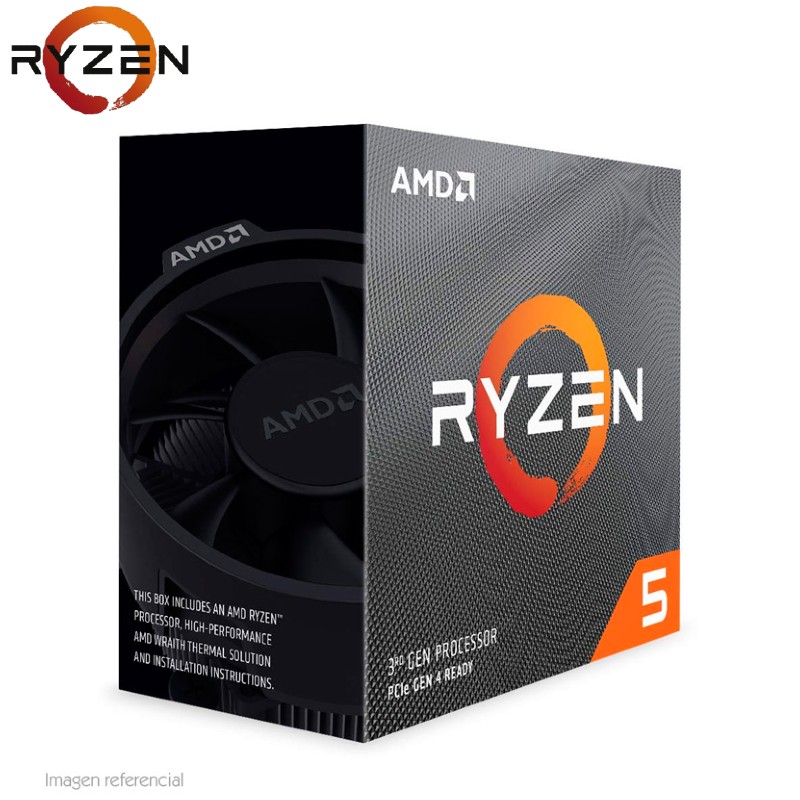 Procesador AMD Ryzen 5 3600, 3.60GHz, 32MB L3, 6 Core, AM4, 7nm, 65W.