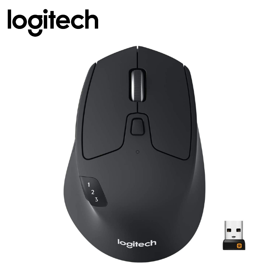 MOUSE LOGITECH M720 WIRELESS TRIATHLON BLACK (910-004790)