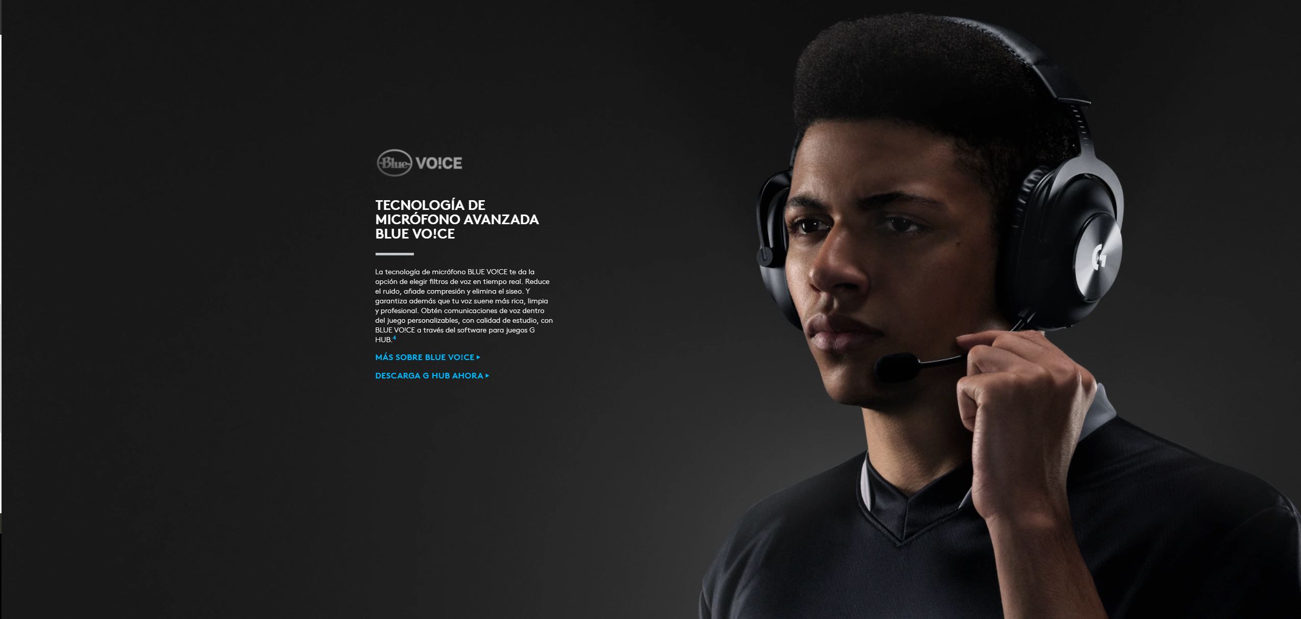 Audífono Logitech G PRO X LIGHTSPEED WIRELESS BLACK (981-000906)