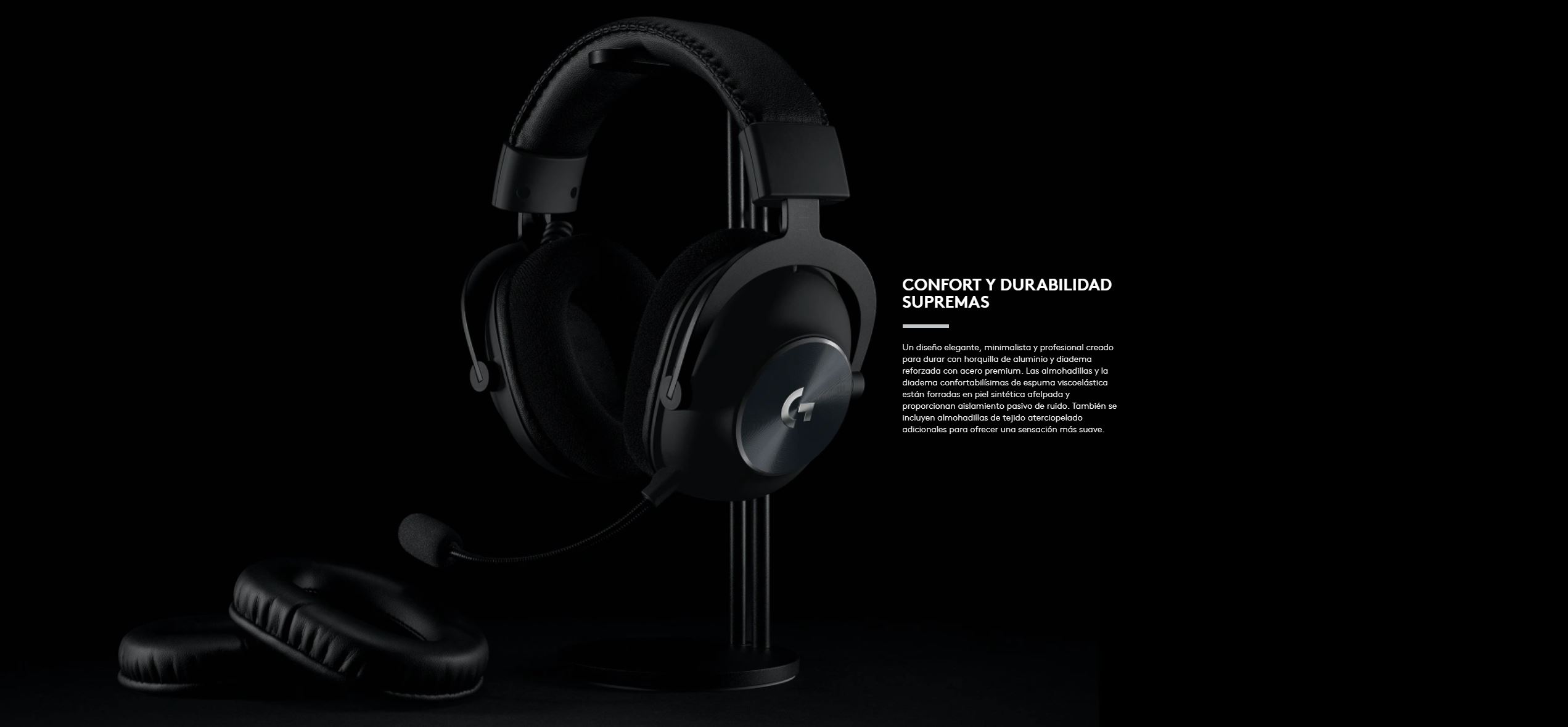 Audífono Logitech G PRO X LIGHTSPEED WIRELESS BLACK (981-000906)