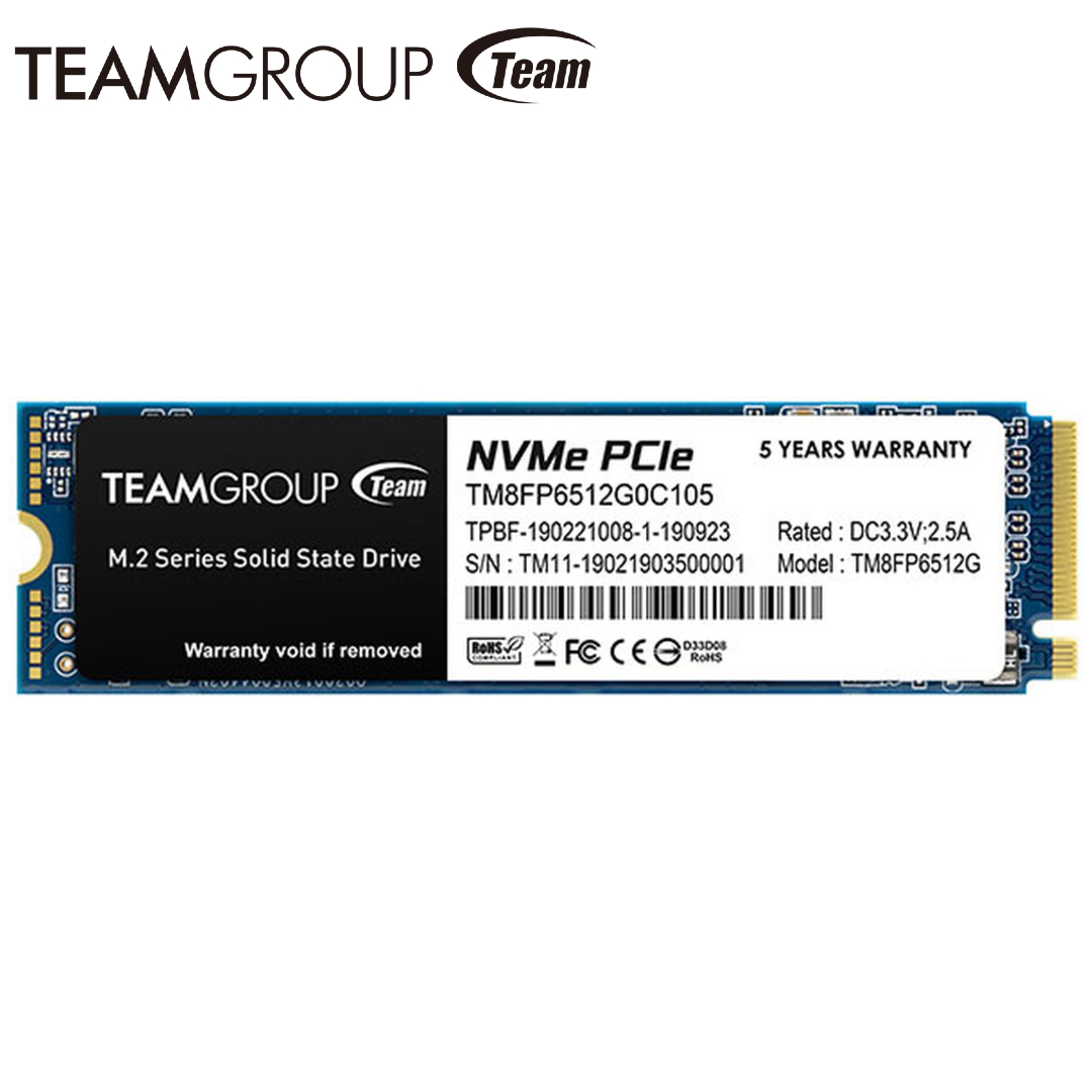 DISCO SSD TEAMGROUP MP33, 512GB , M.2 2280 PCIe NVMe Gen3.0 x4.
