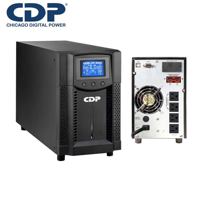 UPS CDP UPO11i(AX), On-Line, 1000VA, 800W, 220VAC, 4 salidas IEC-C13/14 .