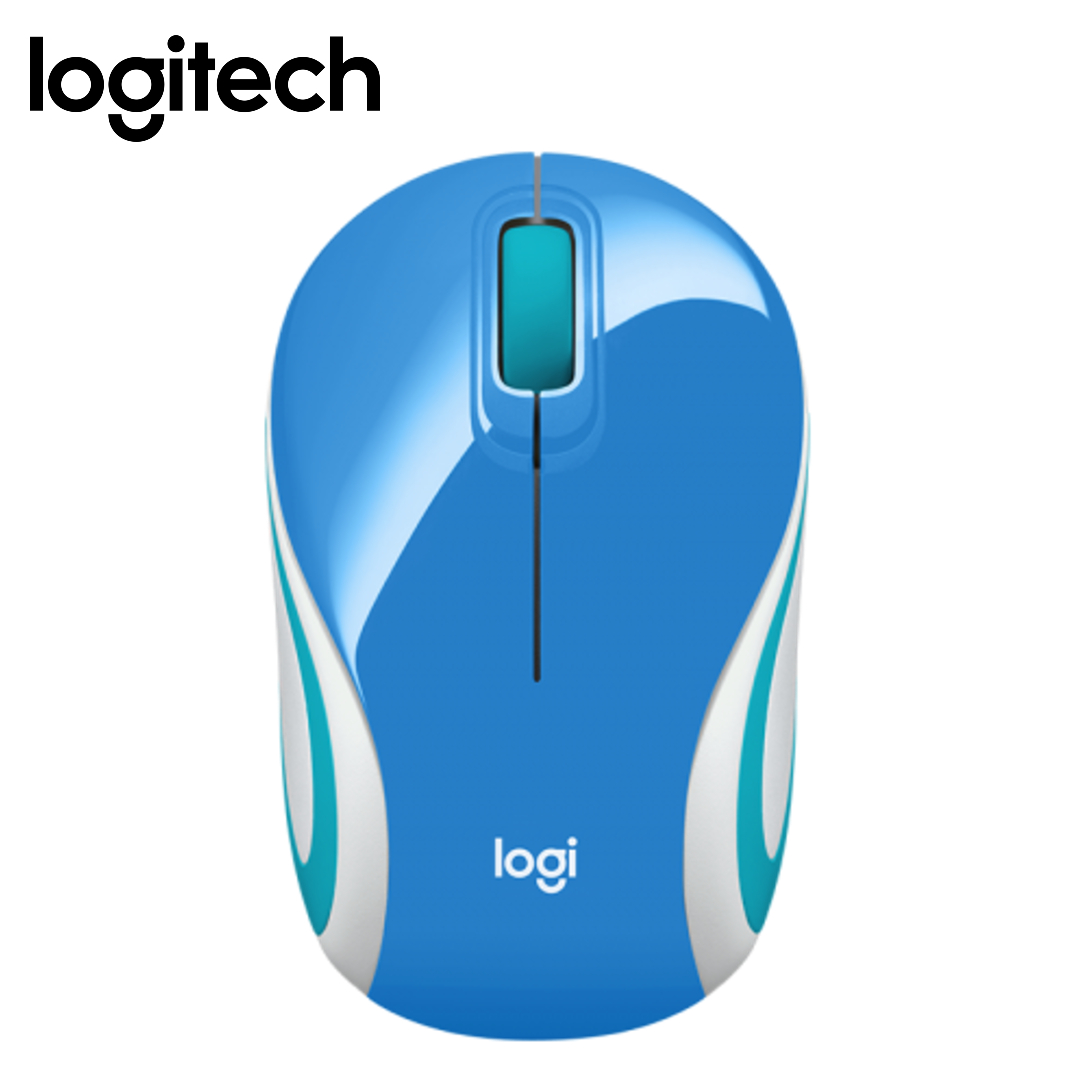 MOUSE LOGITECH M187 MINI WIRELESS REFRESH BLUE (910-005360)
