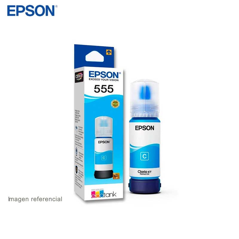 BOTELLA DE TINTA CIAN T555220