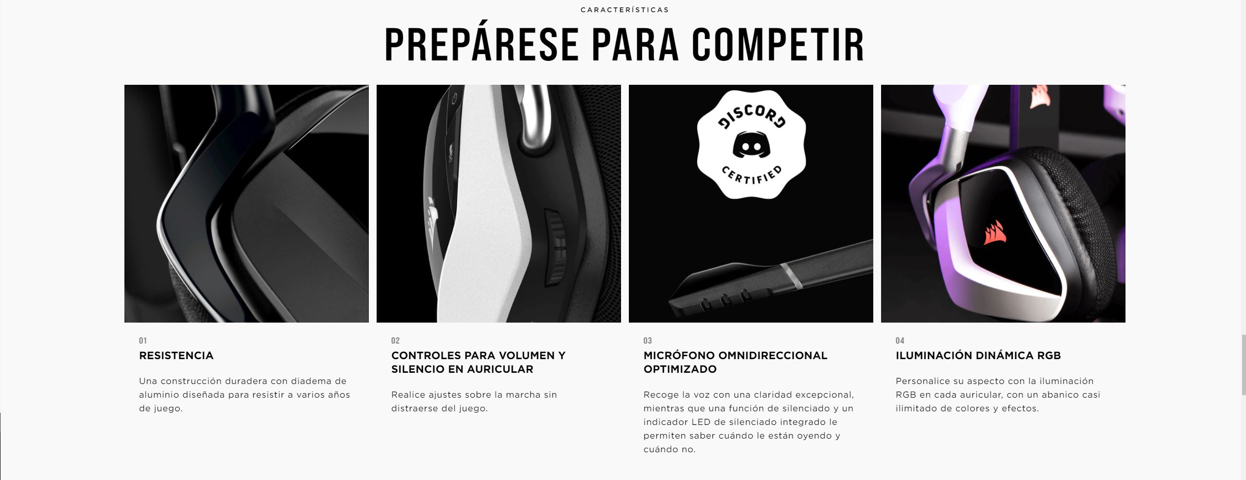 Audífono Corsair (CA-9011201-NA) Void RGB Elite Wireless - Carbón