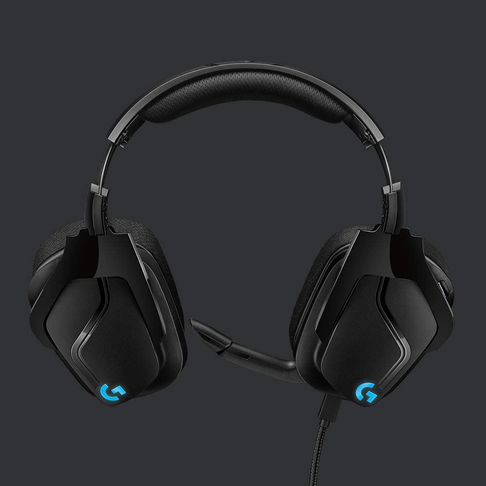Audífono Logitech G635 RGB 7.1 SURROUND BLACK (981-000748)
