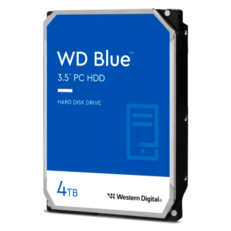 Disco duro Western Digital Blue WD40EZAX, 4TB, SATA 6GB/s, 3.5" 5400rpm, Cache 256MB