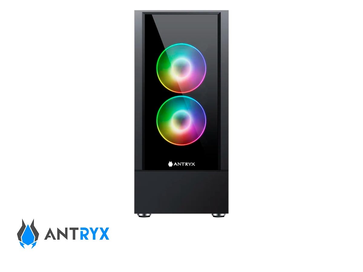 CASE ANTRYX RX 460 BLACK USB3.0, FAN X3, VIDRIO TEMPLADO (AC-RX460KR1)