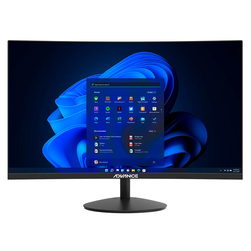 Monitor curvo Advance ADV-2751S, 27" VA, 1920x1080, Full HD CURVO, HDMI, DP, SPEAKER