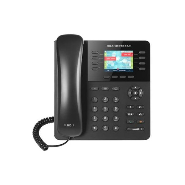 Teléfono GrandStream IP SMB PoE 8 Líneas 4 Teclas de Función y conferencia de 4 vías. PoE