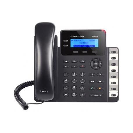 Teléfono GrandStream IP SMB de 2 líneas con 3 teclas de función, 8 teclas BLF y conferencia de 3 vías, PoE