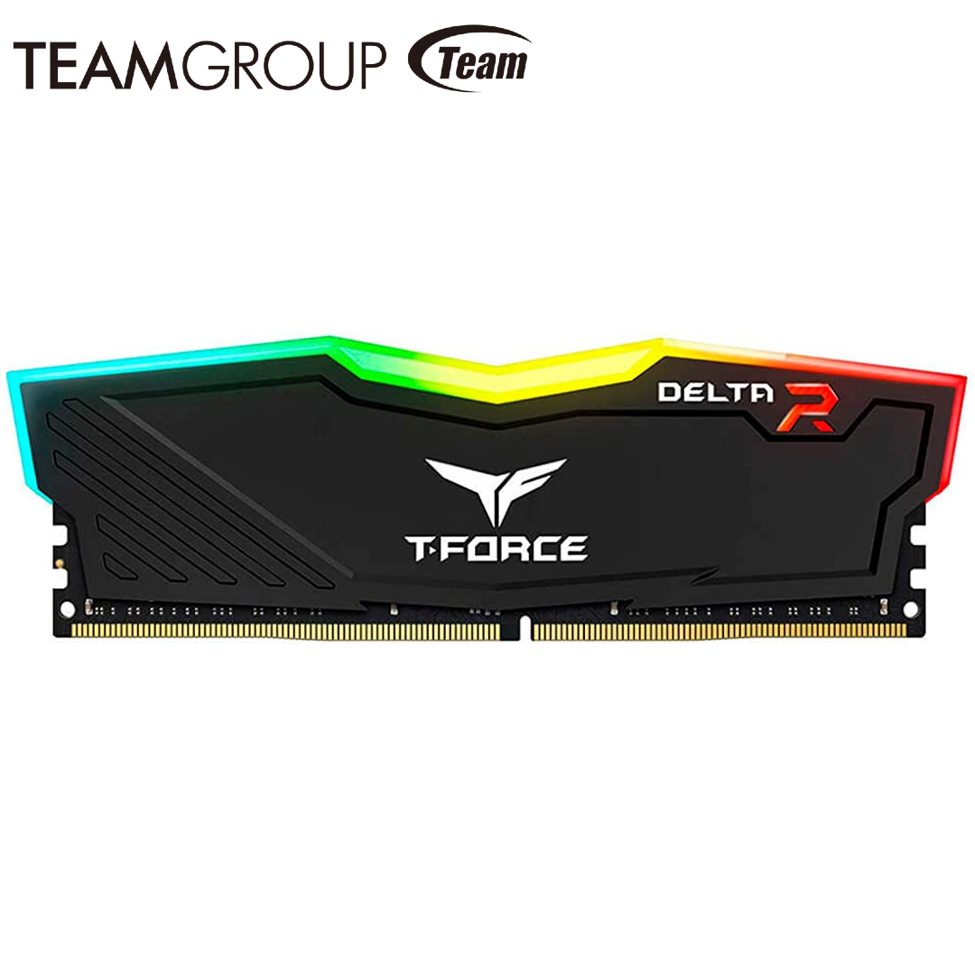 Memoria RAM TG T-Force Delta RGB, 16GB, DDR4, 3200 MHz, CL16.