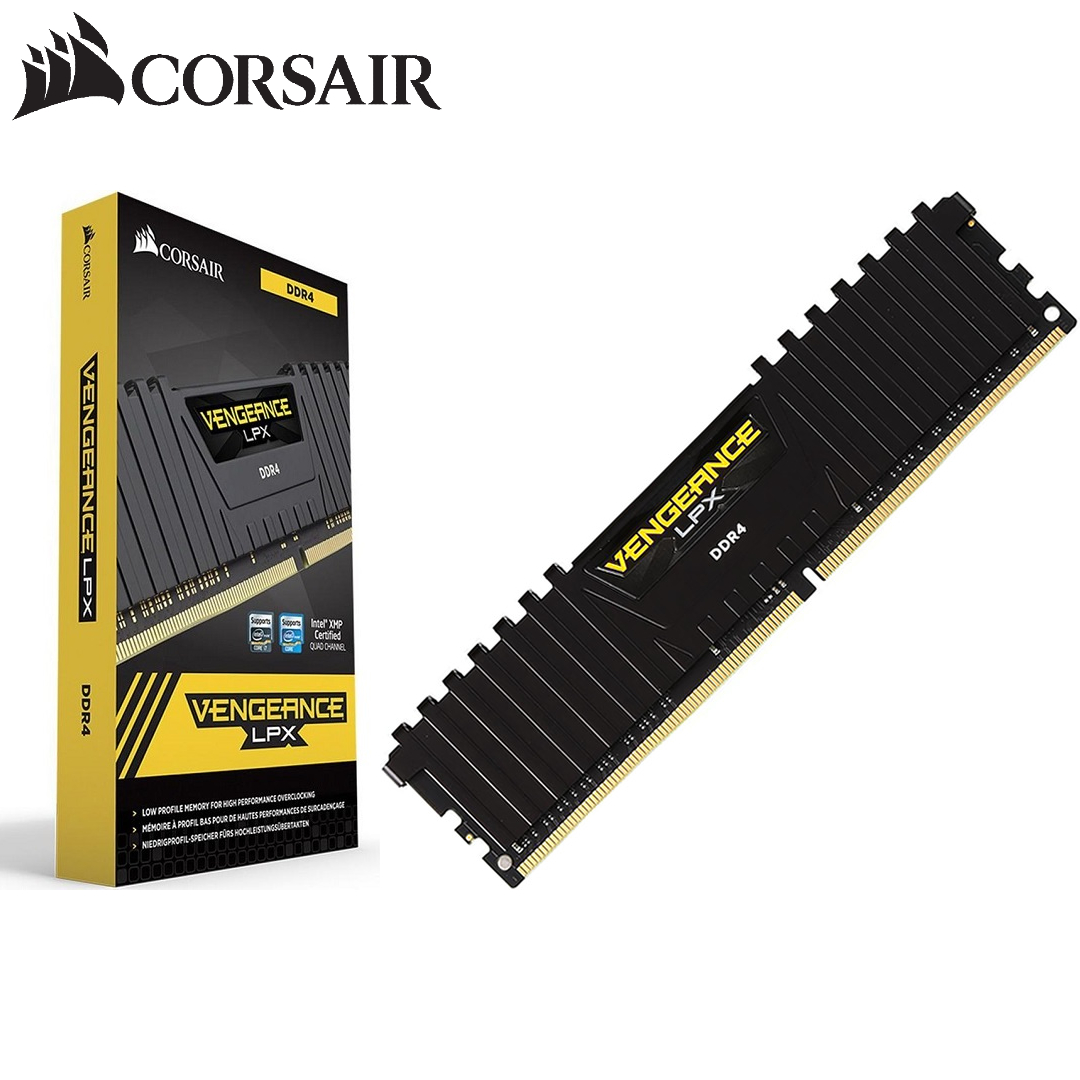Memoria RAM Vengeance LPX 8GB, DDR4, 2666 MHz, Negro.
