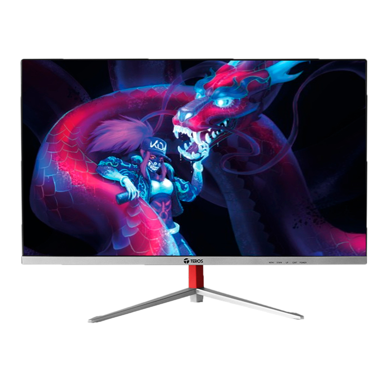 Monitor curvo TEROS TE-2402S 23.8" FHD VA 100Hz 1ms HDMI VGA negro